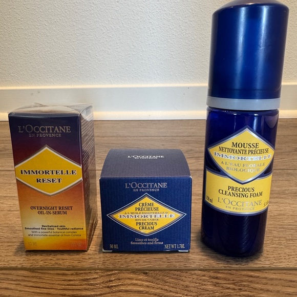 L'OCCITANE Other - L'OCCITANE Immortelle Precious Collection - Serum, Cream & Cleansing Foam